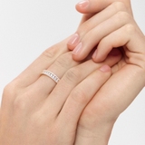 Pierścionek złoty z cyrkoniami Ceremonials