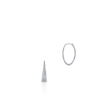 Kolczyki mosiężne z cyrkoniami