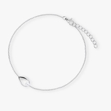 Bransoleta srebrna z perłą