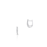 Kolczyki białe złoto z diamentami