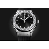 ZEGAREK HUBLOT CLASSIC FUSION TITANIUM DIAMONDS
