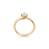 Pierścionek złoty z brylantem