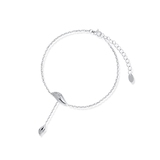 Bransoleta srebrna z cyrkoniami