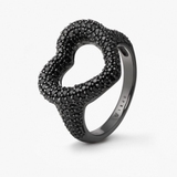 Pierścionek srebrny Meteory