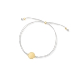 Bransoleta srebrna pozłacana