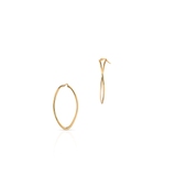 Kolczyki złote skręcone koła