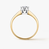 Pierścionek zaręczynowy złoty Jedyny