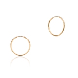 Kolczyki złote koła