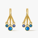 Kolczyki srebrne Alchemia