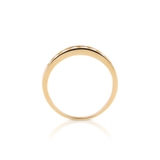 Pierścionek złoty z cyrkoniami