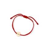 Bransoleta czerwony sznurek Love