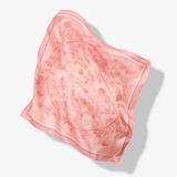 Chusta jedwabna Kwiaty Nocy Wiśnia