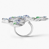 Pierścionek srebrny KOI