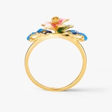 Pierścionek srebrny Kwiaty Nocy Cytrusy