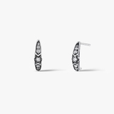 Kolczyki srebrne Royal Star