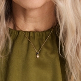 Wisiorek złoty Kwiaty Nocy Borówka