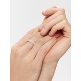 Pierścionek złoty z cyrkoniami Ceremonials