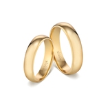 Obrączka złota PROMESA