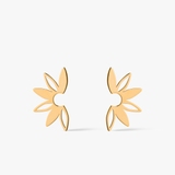 Kolczyki srebrne pozłacane