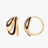 Kolczyki Golden Noir Picky Pica Vesper