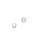 Kolczyki srebrne z cyrkoniami