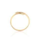 Pierścionek złoty z motywem serca