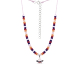 Naszyjnik srebrny z motywem UFO