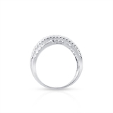 Pierścionek srebrny z cyrkoniami