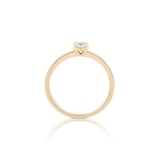 Pierścionek zaręczynowy złoty Szczęśliwy