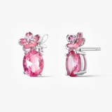 Kolczyki srebrne Kwiaty Nocy Wiśnia