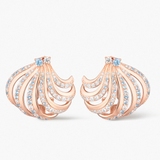 Kolczyki srebrne Balerina