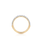 Pierścionek złoty z diamentami