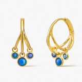 Kolczyki srebrne Alchemia