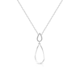 Wisiorek srebrny z cyrkoniami