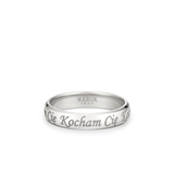 Obrączka złota KOCHAM CIĘ