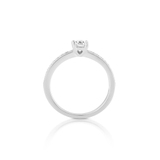 Pierścionek zaręczynowy złoty Szczęśliwy