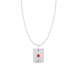 Wisiorek Karta Karo Wonderland