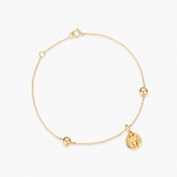 Bransoleta złota Follow