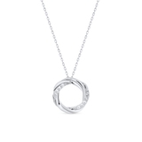 Wisiorek srebrny z cyrkoniami