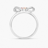 Pierścionek srebrny Balerina