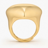 Pierścionek srebrny pozłacany