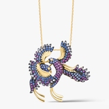 Broszka srebrna Preludium Paradise Birds