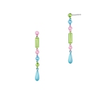 Kolczyki Color Drops Princess Club