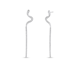 Kolczyki srebrne z cyrkoniami