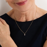 Wisiorek złoty z brylantem