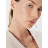 Naszyjnik złoty z niebieskimi apatytami Saint Tropez