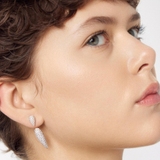 Kolczyki srebrne z cyrkoniami Emblems