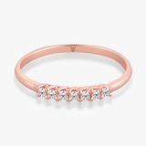 Pierścionek złoty z brylantami