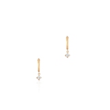 Kolczyki złote z cyrkonią