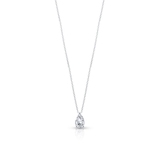 Naszyjnik srebrny z cyrkonią łezka